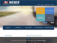 Tablet Screenshot of bzweber.de